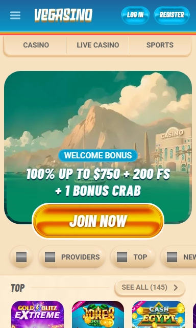 vegasino Gameplay