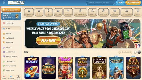 vegasino Gameplay
